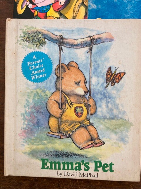 【匿名配送】Emma's Pet　デイビット・M・マクファイル　絵本　洋書　英語 David Mcphail Children's Book Set, Emma's Pet, Cat, Pigs Aplenty