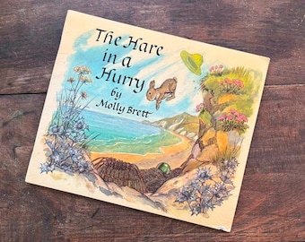 The Hare In A Hurry by Molly Brett Illustrated Children's Picture Book Medici Society Publishing Company