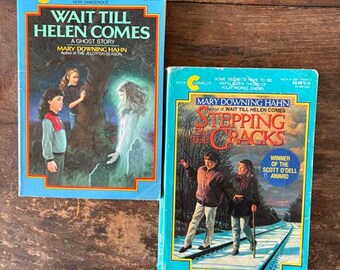 Wait Till Helen Comes: A Ghost Story & Stepping On The Cracks by Mary Downing Hahn Preteen Mystery Fiction
