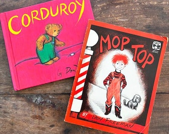 Corduroy & Mop Top by Don Freeman Children's Picture Book Classic Literature