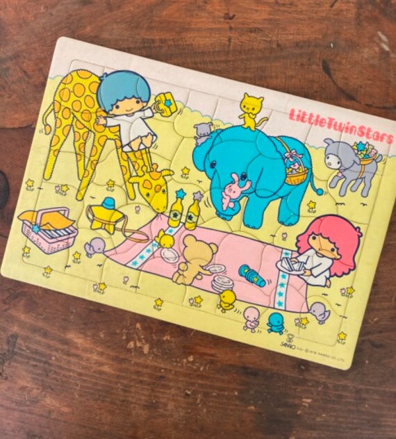 Sanrio DIY Coloring Paper Craft Set - Little Twin Stars