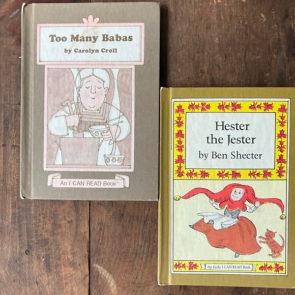 Too Many Babas by Carolyn Croll & Hester The Jester by Ben Shecter An I Can Read Book Set