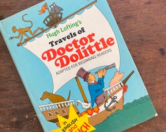 The Travels of Doctor Dolittle Hugh Lofting Adapted For Beginning Readers by Al Perkins In ENGLISH and FRENCH