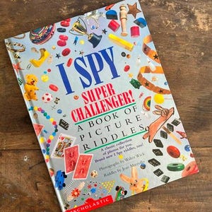 I Spy Super Challenger Book: Picture Riddles by Walter Wick - Etsy
