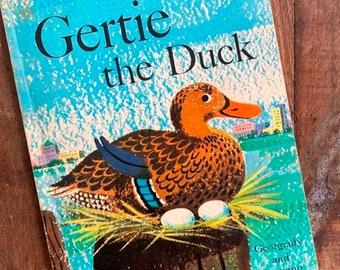 Gertie The Duck by Georgiady and Romano Illustrated by Dagmar Wilson Follett Beginning-To-Read Book 1959