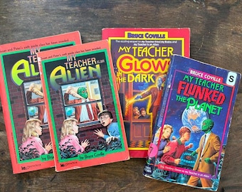 My Teacher Is An Alien Book Series by Bruce Coville, Books 1-4