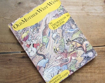 Old Mother West Wind by Thornton Burgess 1985 Republished