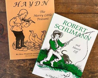 Robert Schumann & Joseph Hayden by Opal Wheeler, Sybil Deucher: Biographies of Famous Composers For Children