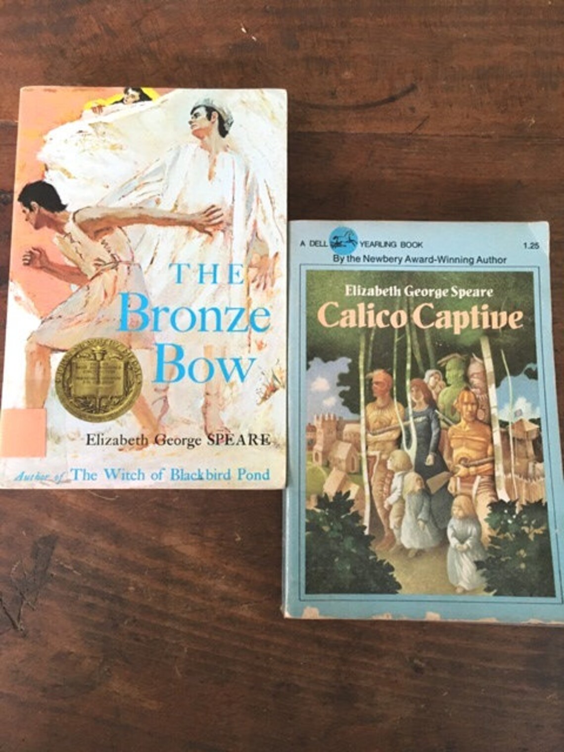 Calico Captive & the Bronze Bow by Elizabeth Speare Etsy