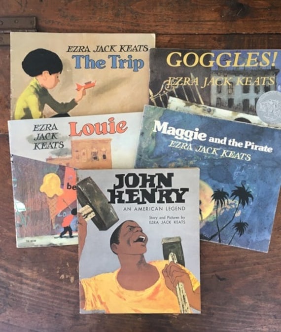 Ezra Jack Keats Book Collection Goggles the Trip Louie Maggie Etsy