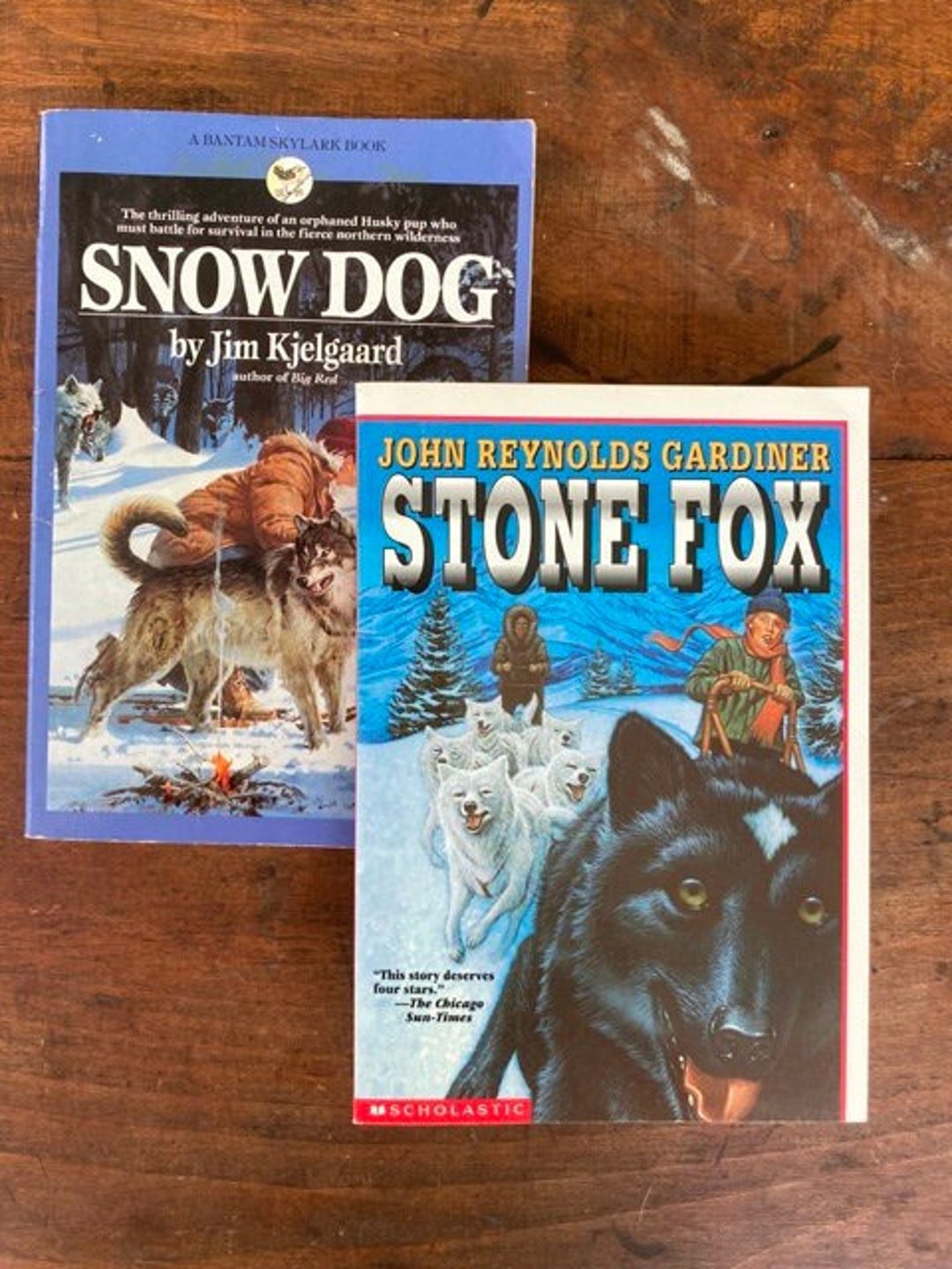 Stone Fox by John Reynolds Gardiner & Snow Dog by Jim Kjelgaard Preteen  Survival Adventure Fiction - Etsy Norway