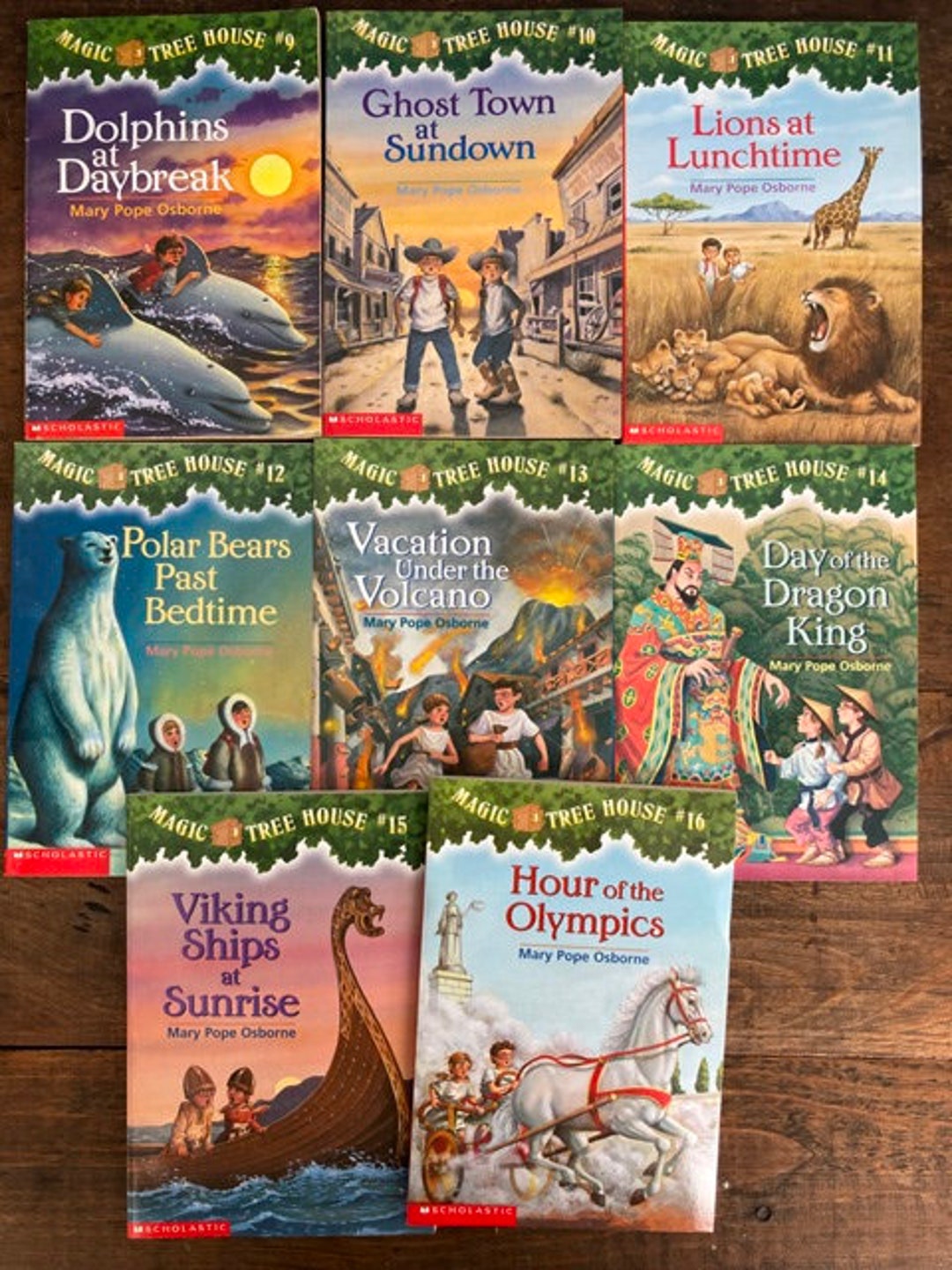 Magic Tree House Books 9-16 Set: Time Travel Adventures - Etsy