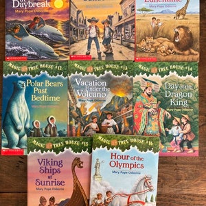 Magic Tree House Books 9-16 Set: Time Travel Adventures - Etsy