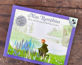 Miss Rumphius Story and Pictures by Barbara Cooney Paperback Children's Picture Book