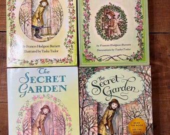 The Secret Garden Book: Tasha Tudor Illustrations 1980s Paperback Different Editions Available