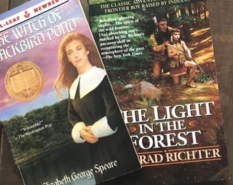 Newbery Medal Books: The Witch of Blackbird Pond & The Light In The Forest