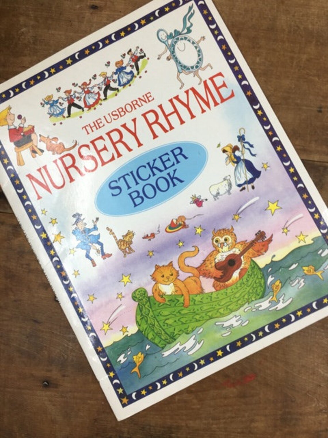 The Usborne Nursery Rhyme Sticker Book Children's Activity Etsy