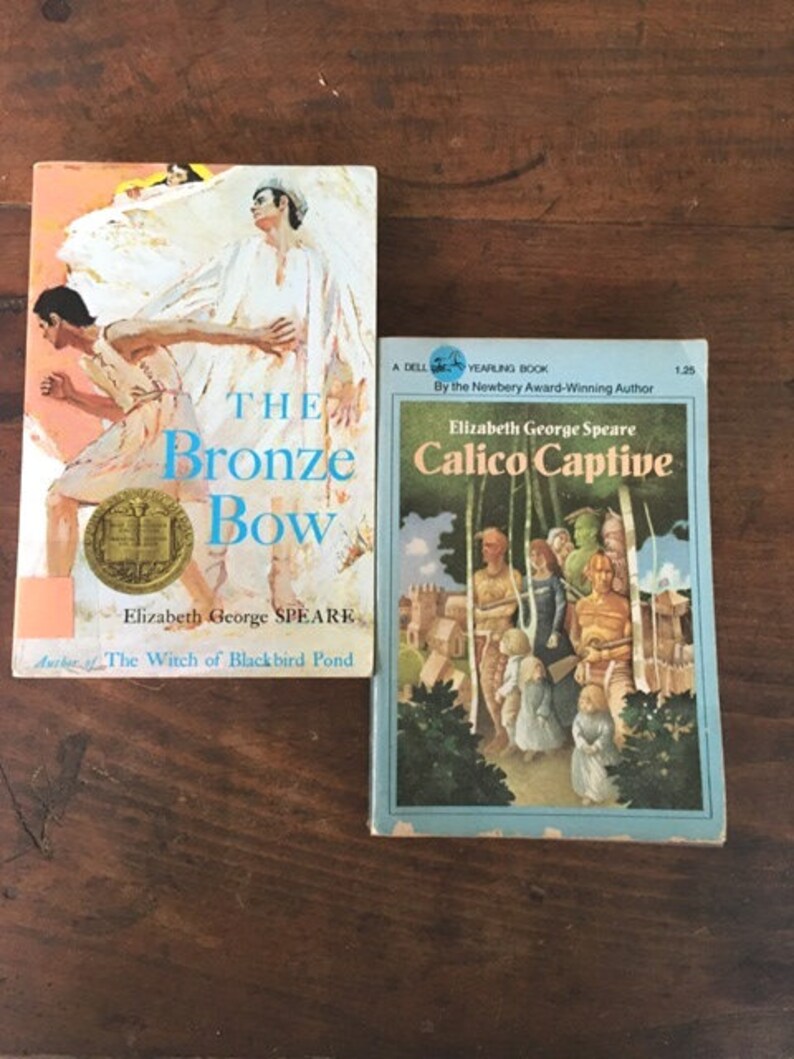 Calico Captive & the Bronze Bow by Elizabeth Speare Etsy