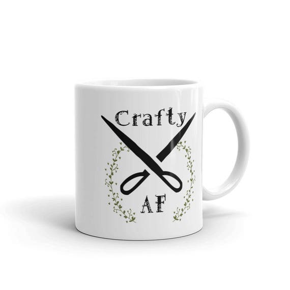 Bff Gifts For Women - Crafty - Funny Mug For My Sister - AF Mugs - Crafters Gift Idea - The Person who can make anything - Gift for Her Il_570xn