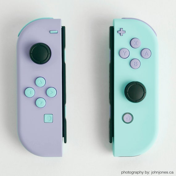 Nintendo Joy-Con Controller Set for Nintendo Switch in Pastel Purple and Pastel Green
