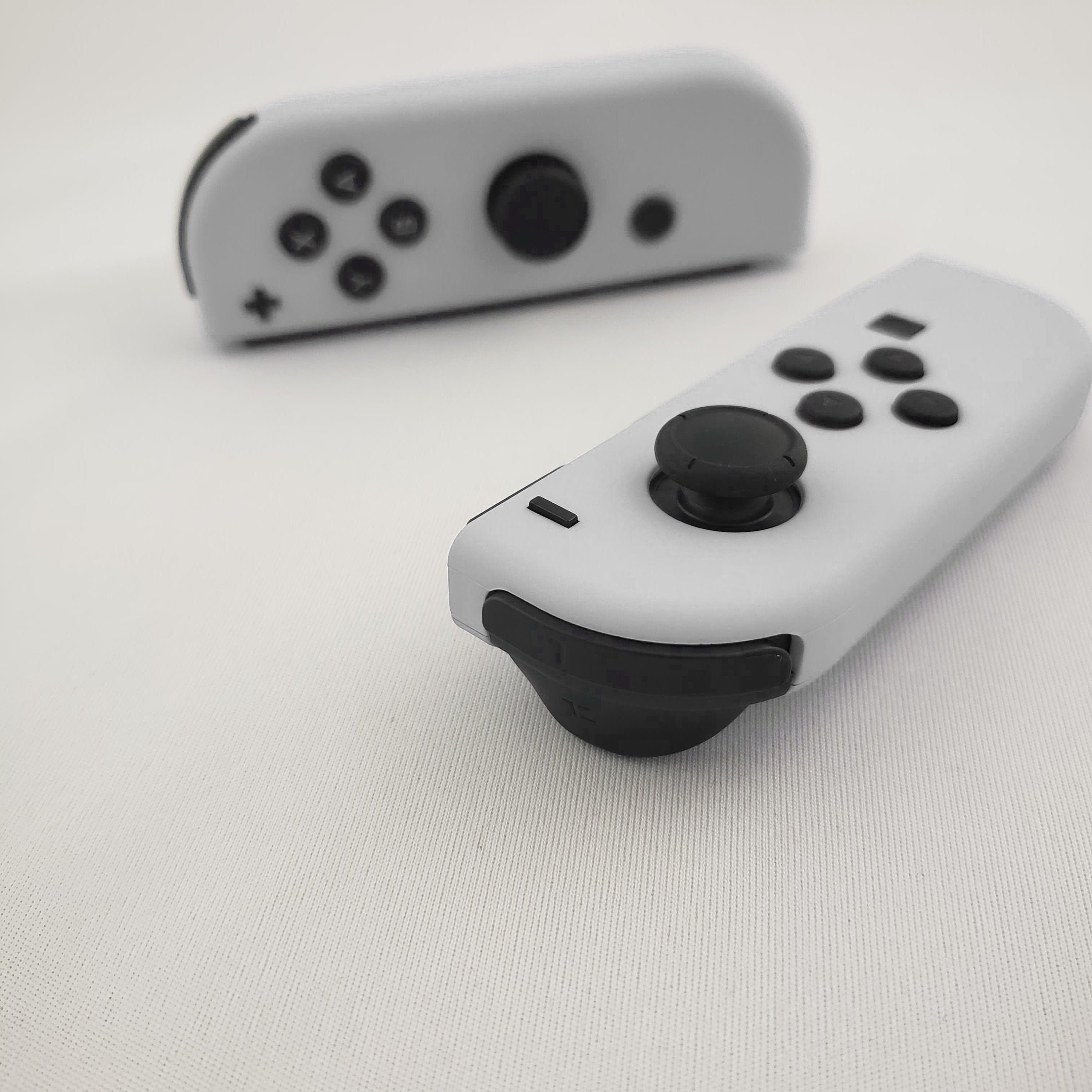 White Joy Cons Custom Joycon Controller Set for Nintendo Etsy UK
