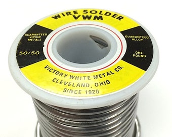 50/50 Wire Solder 1 lb. Spool .125 dia. (25-1 lb Spools) Bulk 25 lb. Box