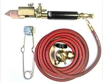 Aero-Acetylene-Duplex-Soldering-Iron-Torch-Kit-#12-.75 lb-Copper Tip Slip-On Connection Free Shipping