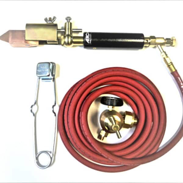 Aero-Acetylene-Soldering-Iron-Torch-Kit-#12- .75 lb- Copper Tip 3/8" - 24 L.H. Hose Connection Free Shipping
