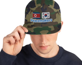 Peacemakers Camo Snapback Hat