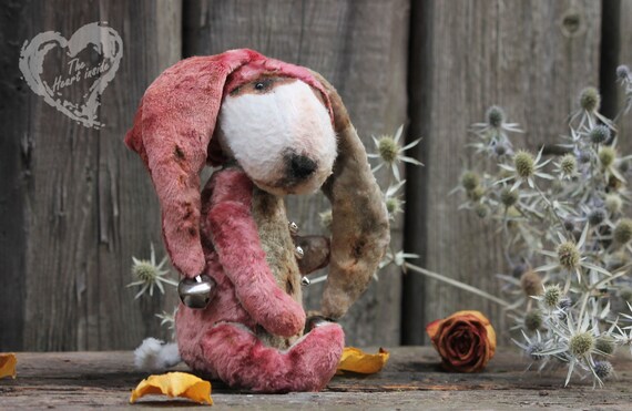 dog inside teddy bear