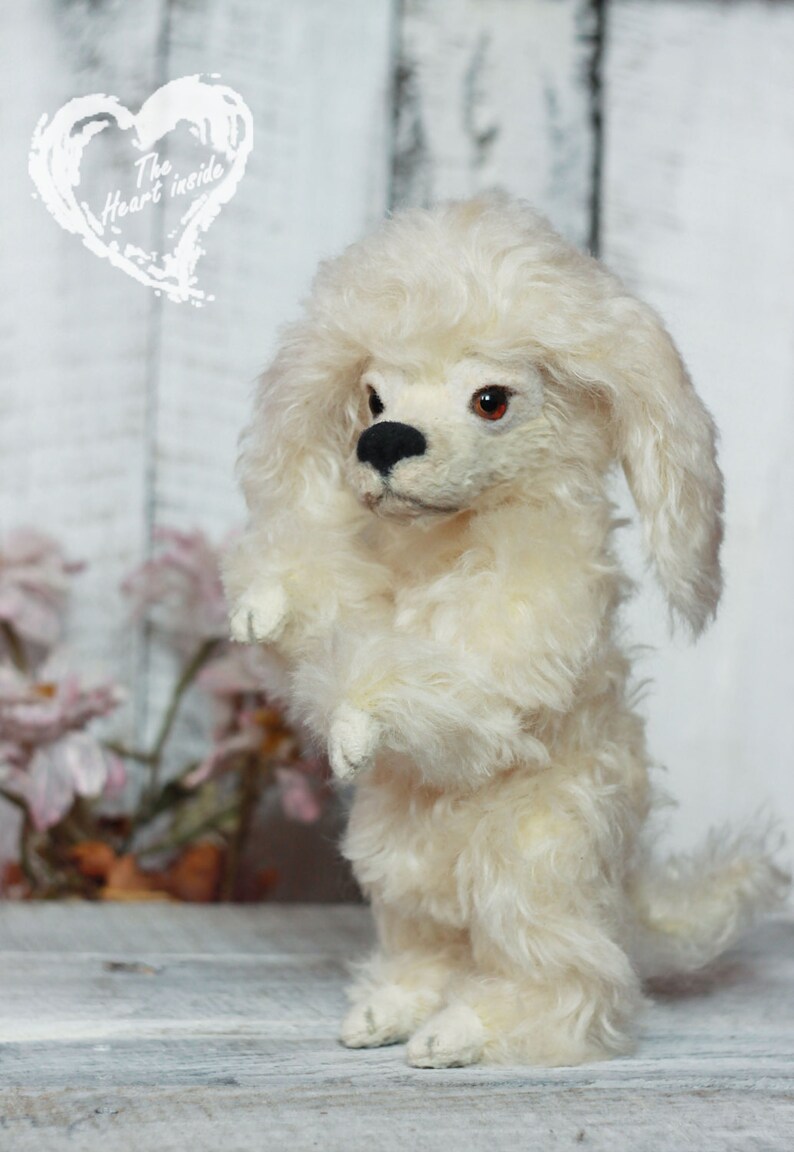 realistic stuffed poodle