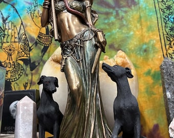 Hecate Statue - Bronze Finish Greek Goddess Altar Decor