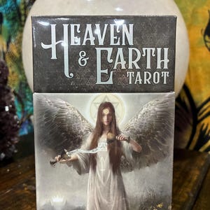 Heaven & Earth Tarot Deck (ook bekend als 'Heaven and Hell'-sfeer) — Dark Fantasy Tarot | 78 kaarten + gids | Intuïtief lezen | Spiritueel geschenk