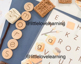 S'mores Learning Activity Mini Pack: Counting, Tracing (Printable)