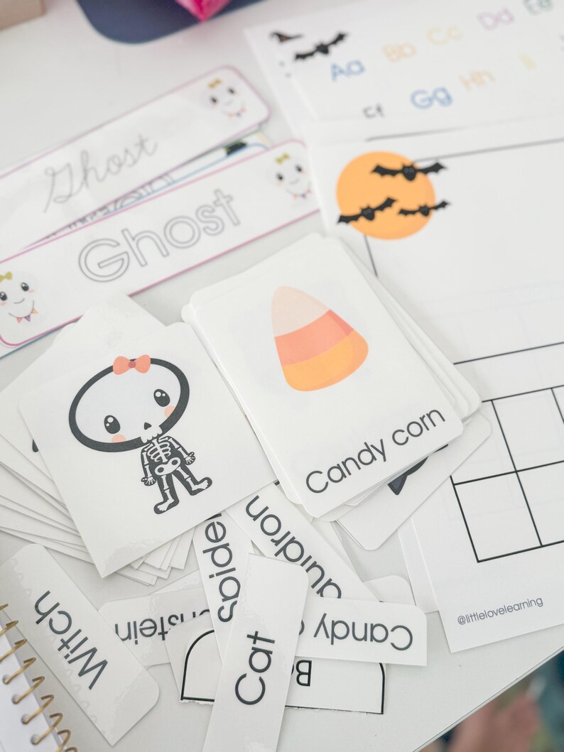 HALLOWEEN PACK spooky activities halloween activity printables kindergarten tracing numbers matching October elementary homeschooling image 5
