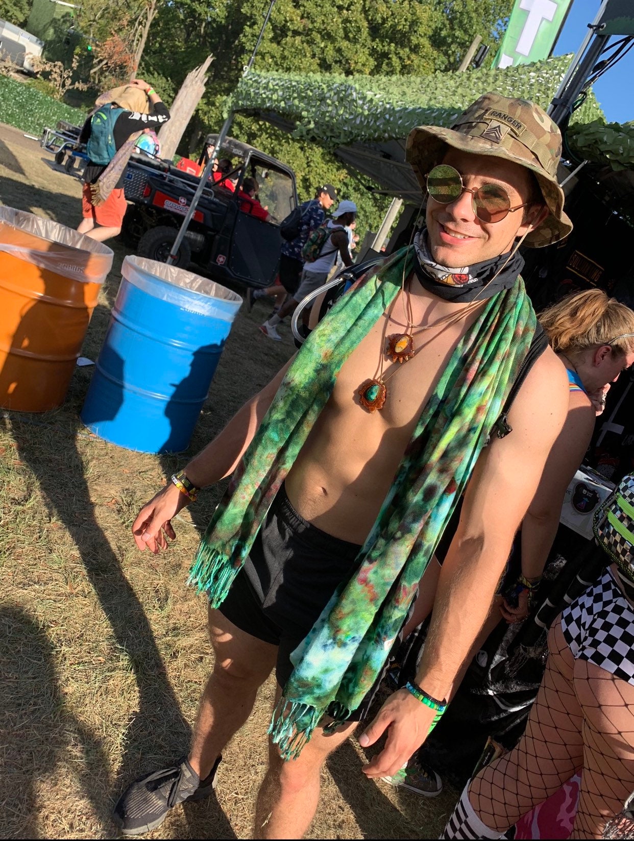 Tiedye Pashmina Scarf EDM Pashmina Etsy