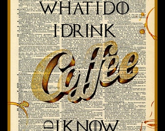 Buy 2 Get 1 Free Mix & Match That's What I Do I Drink Coffee And Know Things Coffee Humor Game Of Thrones Quote Fan Art