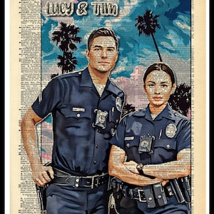 Buy 2 Get 1 Free Mix & Match Lucy Chen and Tim Bradford The Rookie Dictionary Fan Art