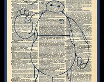 Buy 2 Get 1 Free Mix & Match Baymax Big Hero 6 Fan Art