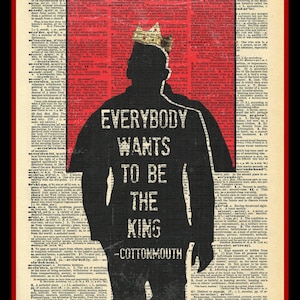 Buy 2 Get 1 Free Everybody Wants To Be The King Cottonmouth Luke Cage Fan Art