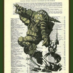 Buy 2 Get 1 Free Mix & Match Big Daddy LIttle Sis Bio Shock Video Game Fan Art