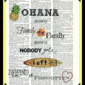 Buy 2 Get 1 Free Mix & Match Ohana Stitch Quote Fan Art