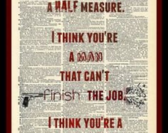 Buy 2 Get 1 Free Mix & Match Half Measure Punisher Quote Daredevil Fan Art