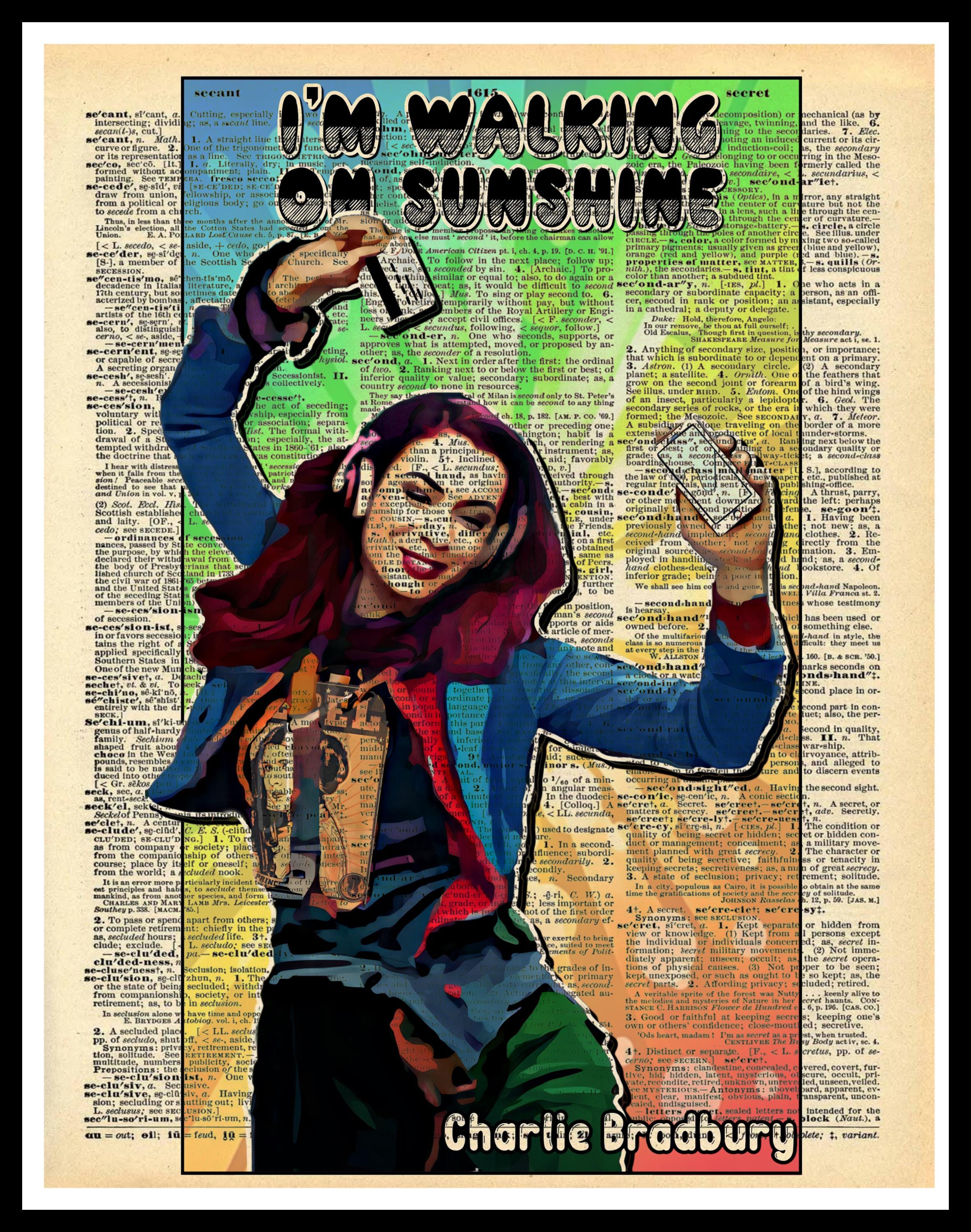 2つ買うと1つ無料。ウォーキング・オン・サンシャイン チャーリー・ブラッドベリー スーパーナチュラル辞典 ファンアート ミックス＆マッチ - Etsy  日本, image size:2366x3000
