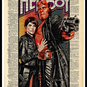 Buy 2 Get 1 Free Mix & Match Hellboy Dictionary Fan Art