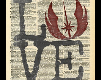 Buy 2 Get 1 Free Mix & Match Jedi Love Star Wars Fan Art