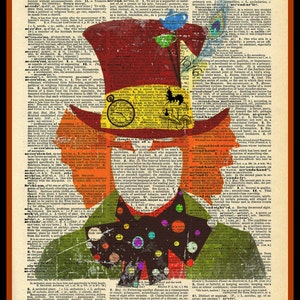 Buy 2 Get 1 Free Mix & Match Mad Hatter Alice In Wonderland Fan Art