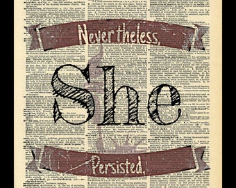 Buy 2 Get 1 Free Mix & Match Nevertheless She Persisted Fan Art #1