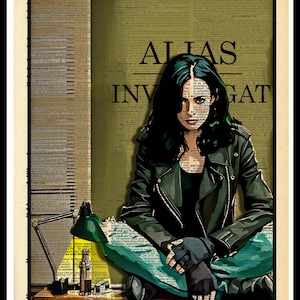 Buy 2 Get 1 Free Mix & Match Alias Investigation Jessica Jones Dictionary Fan Art