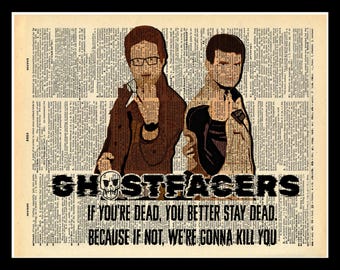 Buy 2 Get 1 Free Mix & Match Ghostfacers Supernatural Dictionary Fan Art